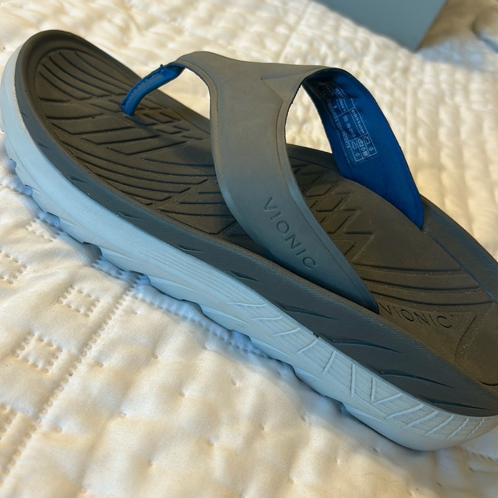 Vionic Restore charcoal recovery sandal